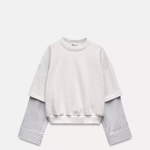 NWT Zara Women’s Combination Sweatshirt